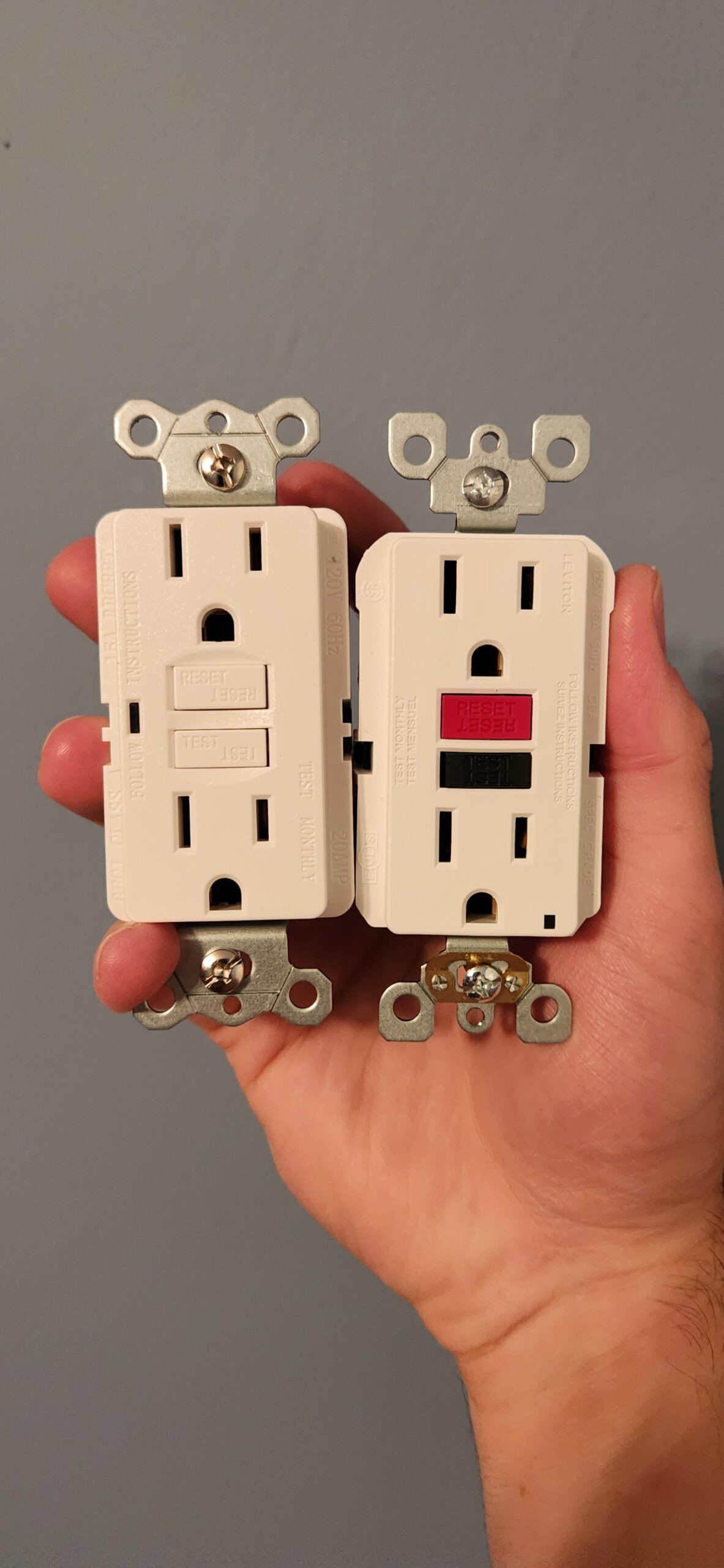 20 Amp Gfci 15 Amp Receptacles Bathroom Reddit