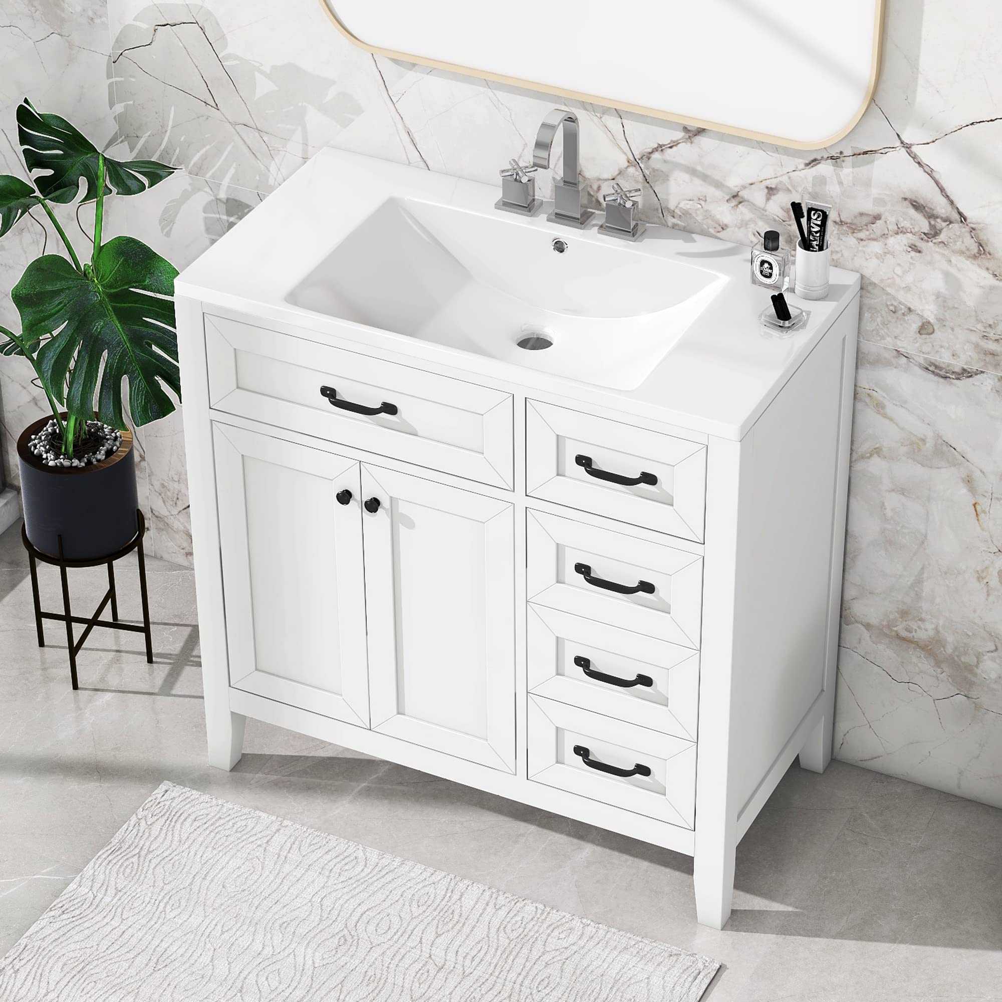 36 Inch Bathroom Vanity With Sink