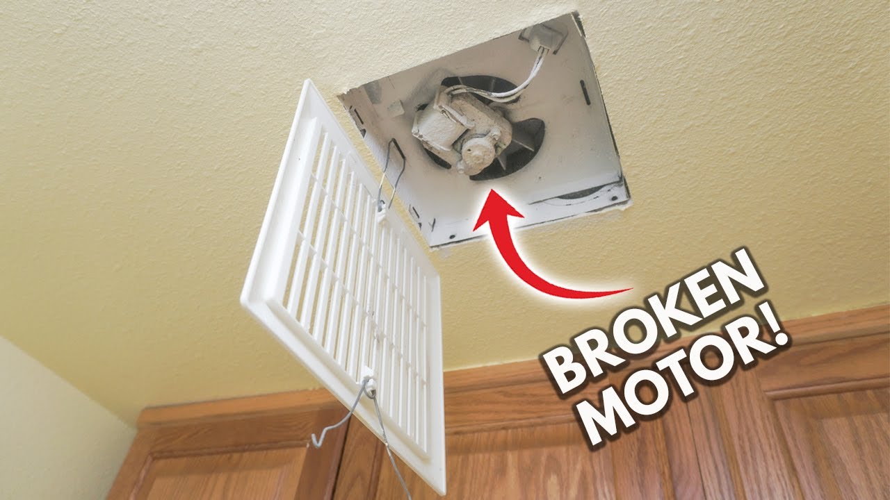 Bathroom Exhaust Fan Motor Replacement