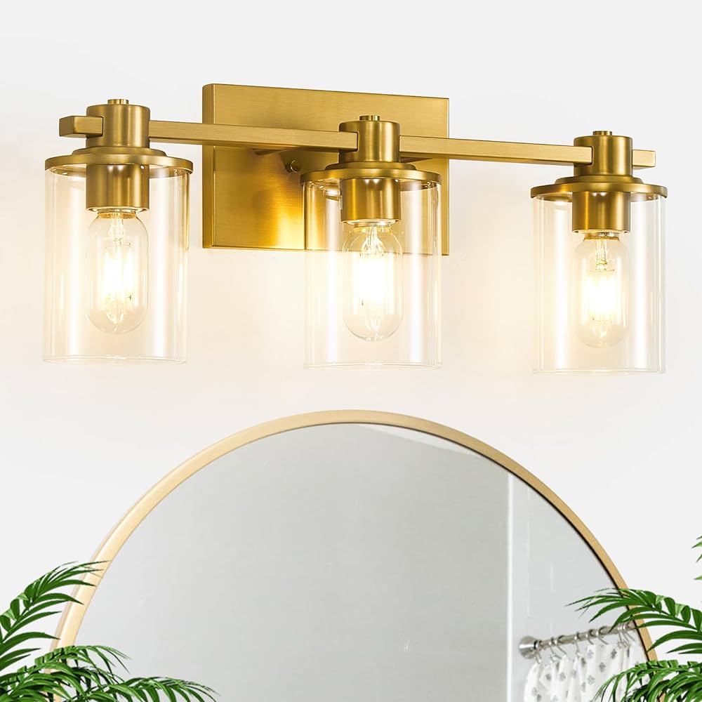 Brass Bathroom Light Fixtures