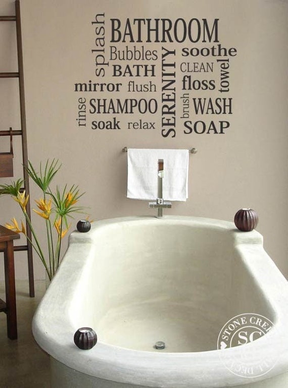 Decals for a Bathroom