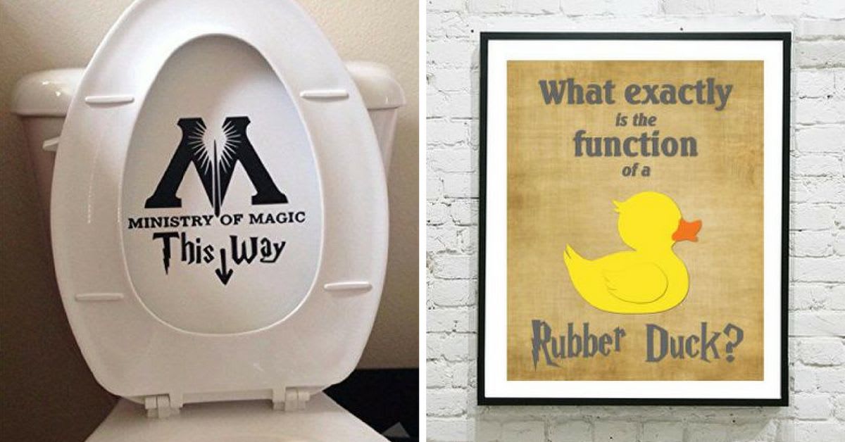 Harry Potter Bathroom Decor