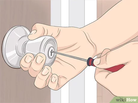 How to Unlock Bathroom Door Twist Lock