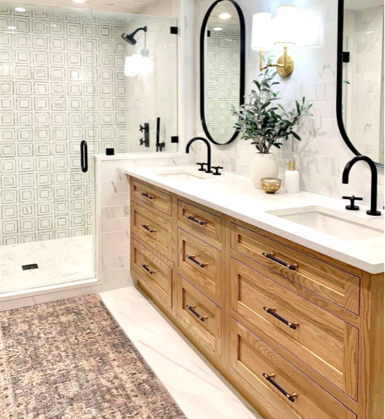 Light Wood Bathroom Vanity