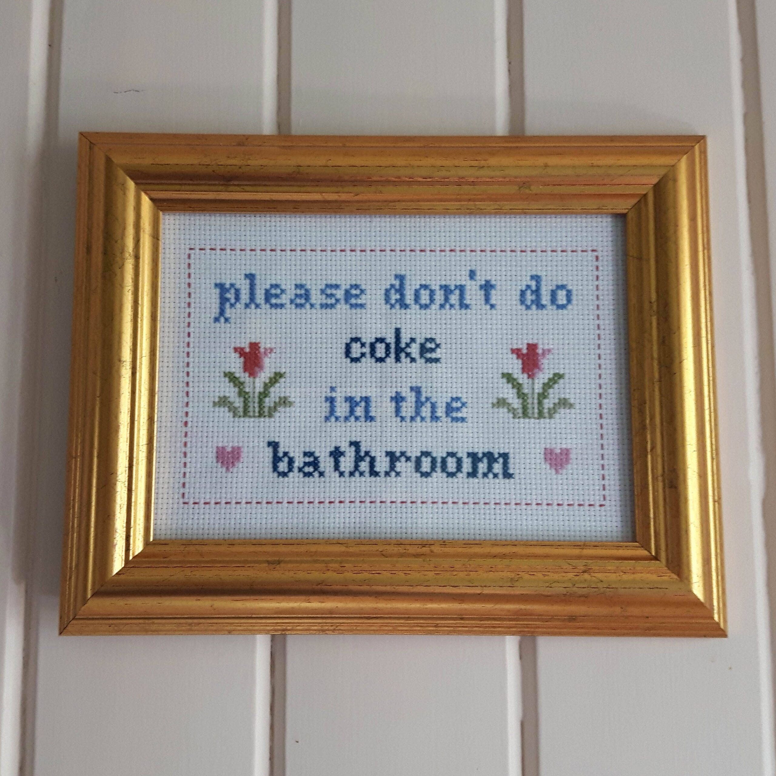 Please Don'T Do Coke in the Bathroom