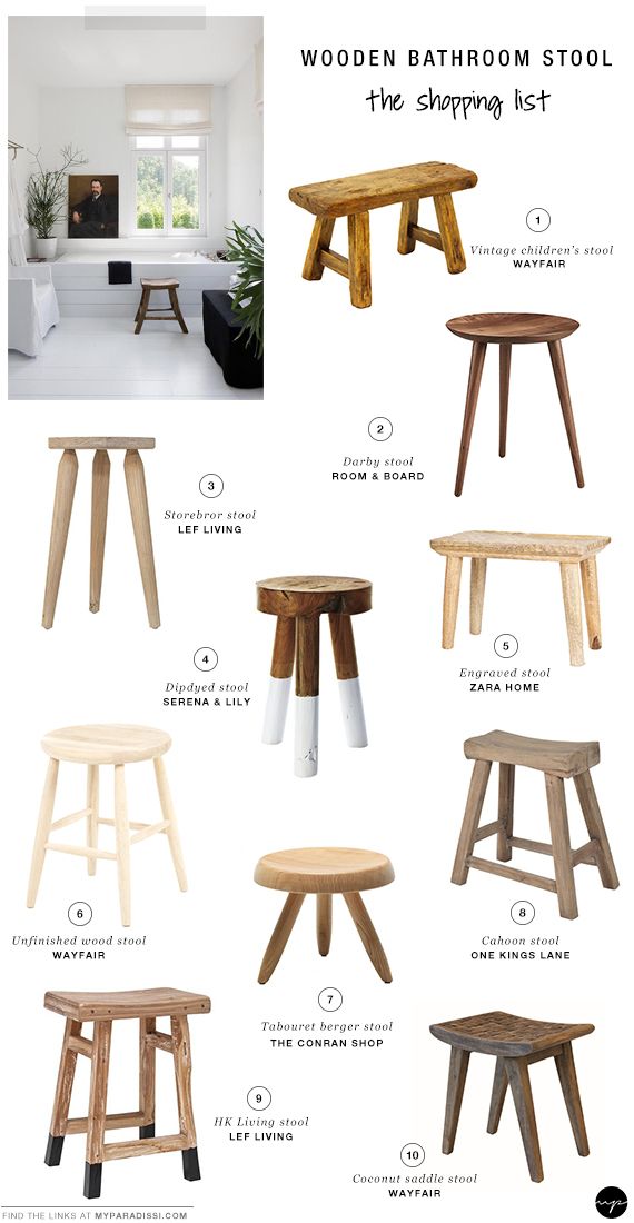 Stools for the Bathroom