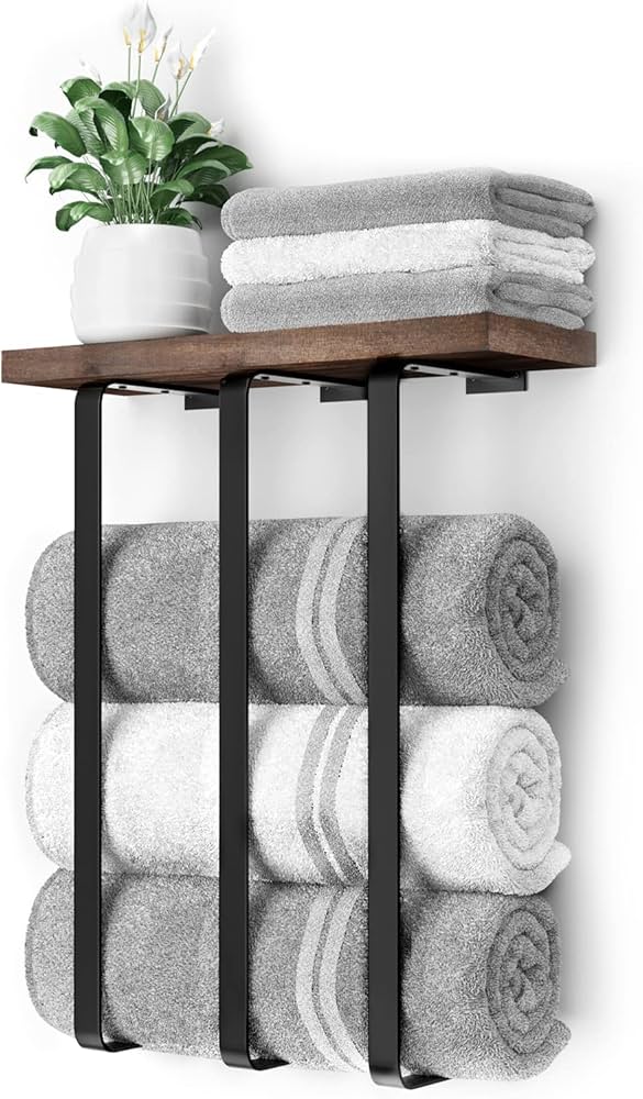 Wall Mounted Bathroom Towel Rack